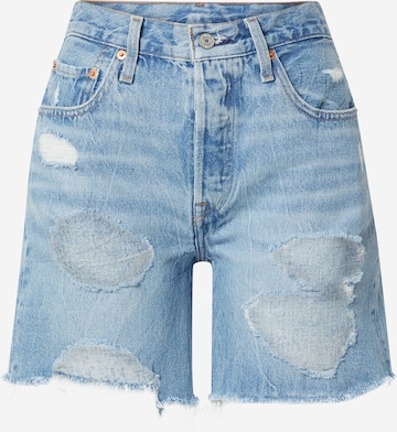 LEVI'S ® Teksapüksid '501® Mid Thigh Short', värv sinine: eest vaates