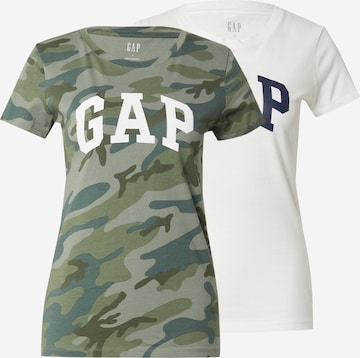 T-shirt 'FRANCHISE' GAP en vert : devant