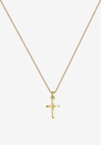 ELLI Ketting 'Kreuz' in Goud