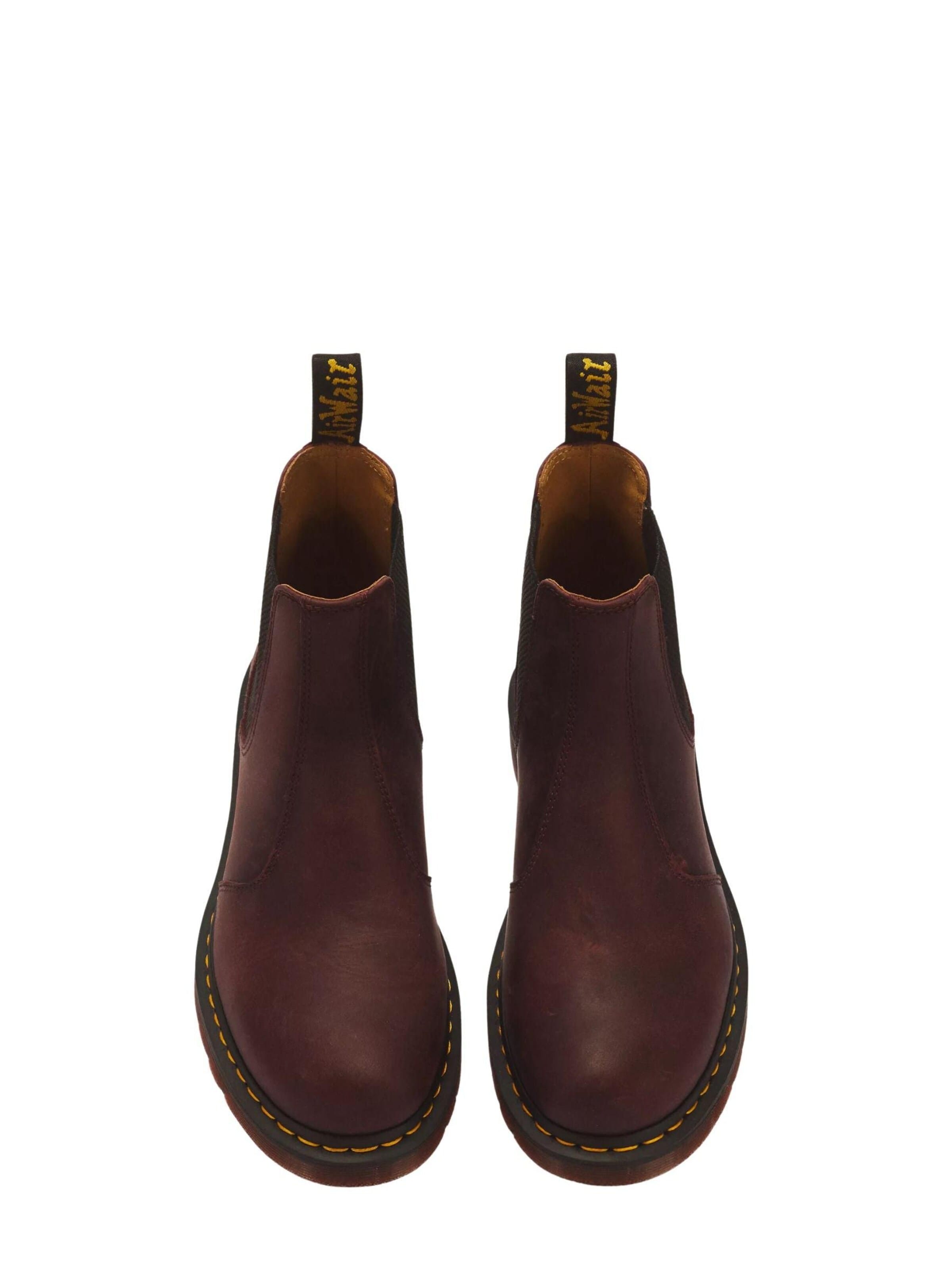 Boots chelsea 'Beatles 2976 YS' di Dr. Martens in rosso