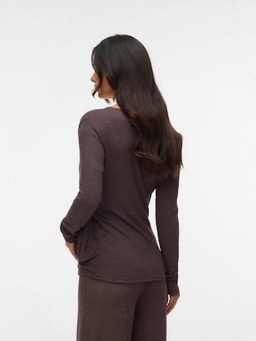 MAMALICIOUS Bluse‌‌‌‌‌ in Braun