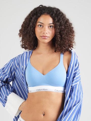 Calvin Klein UnderwearBustier Grudnjak - plava boja: prednji dio