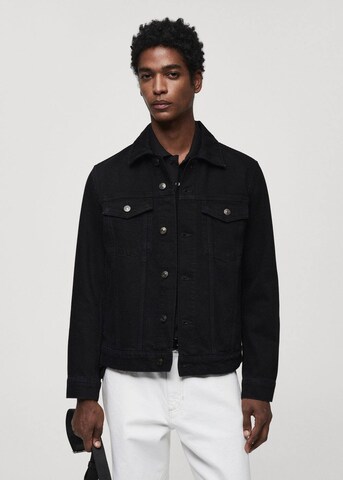 MANGO MAN Between-Season Jacket 'ryan' in Black: front