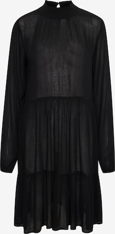 Kaffe Shirt Dress in Black: front