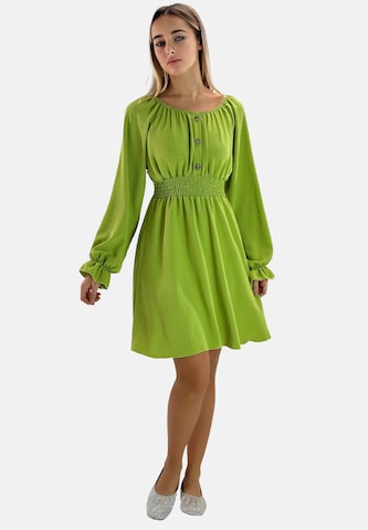 Elara Kjole i grøn: forside