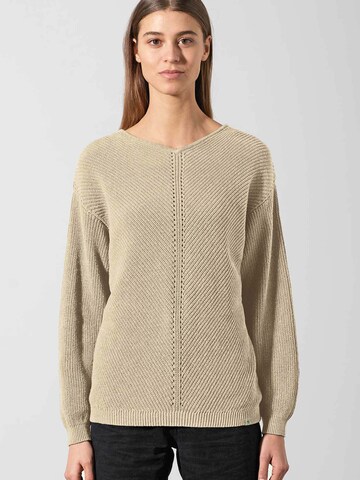 HempAge Sweater in Beige: front