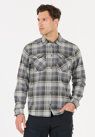 Whistler Regular Fit Hemd 'Bargo' in Grau: Vorderseite