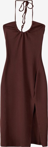 Bershka Dress in Brown: front