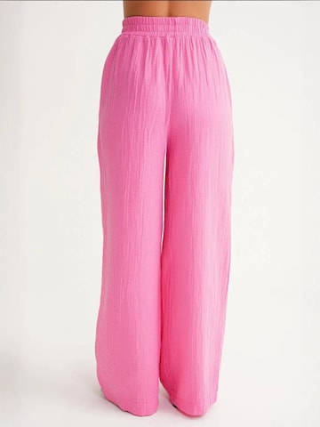 MixRay Wide leg Broek in Roze
