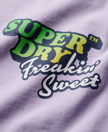 Superdry - Camiseta 'Travel' en lila