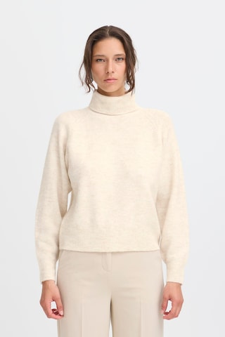 b.young Pullover 'BYMonna' in Beige: Vorderseite