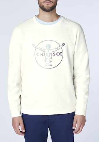 CHIEMSEE Regular Fit Sportsweatshirt in Weiß