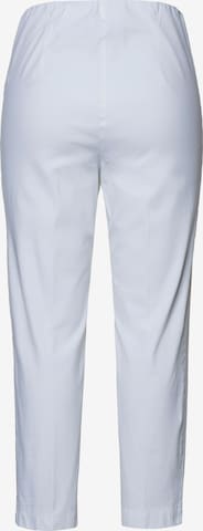 Ulla Popken Regular Pantalon 'Sophie' in Wit