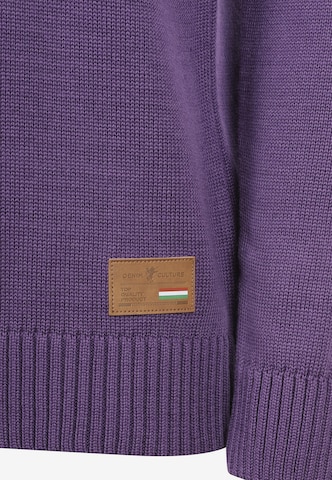DENIM CULTURE Sweater 'Jason' in Purple