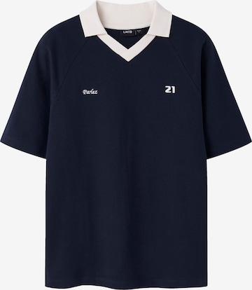 T-Shirt LMTD en bleu : devant