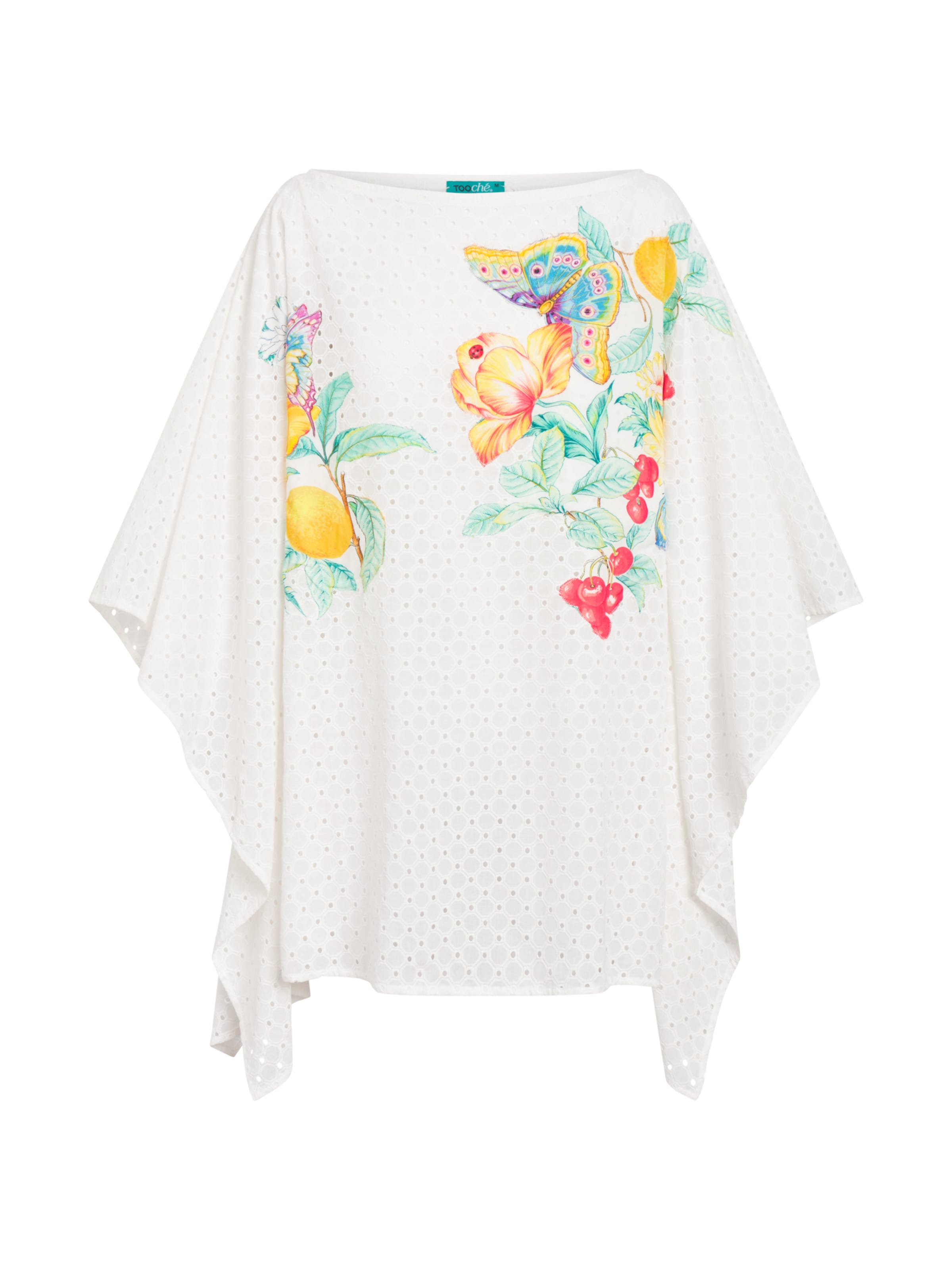 TOOche Cape 'Dream' in White: front