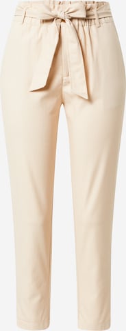 In The Style Regular Pants in Beige: front