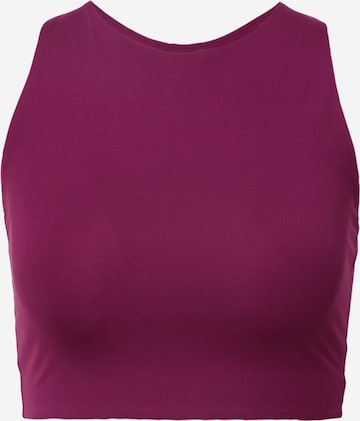 Girlfriend Collective Sports Bra 'DYLAN' in Purple: front