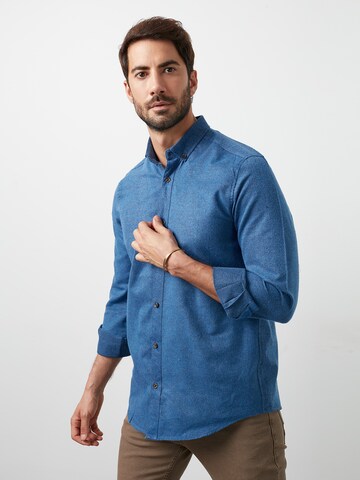 Buratti Comfort fit Overhemd in Blauw