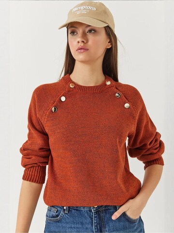 Pull-over 'Pullover' Bianco Lucci en marron