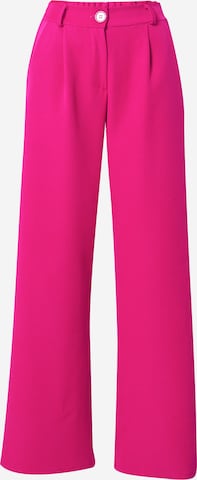 Sublevel Loose fit Pleat-Front Pants in Pink: front