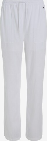 Tommy Jeans Loose fit Pants in White: front