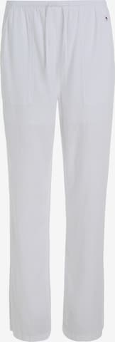 Loosefit Pantalon Tommy Jeans en blanc : devant