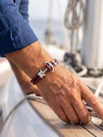 Bracelet 'MARITIMES' UNIQAL en rouge