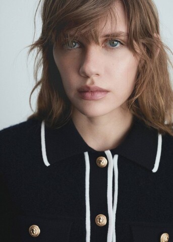 Cardigan 'Nuria' MANGO en bleu