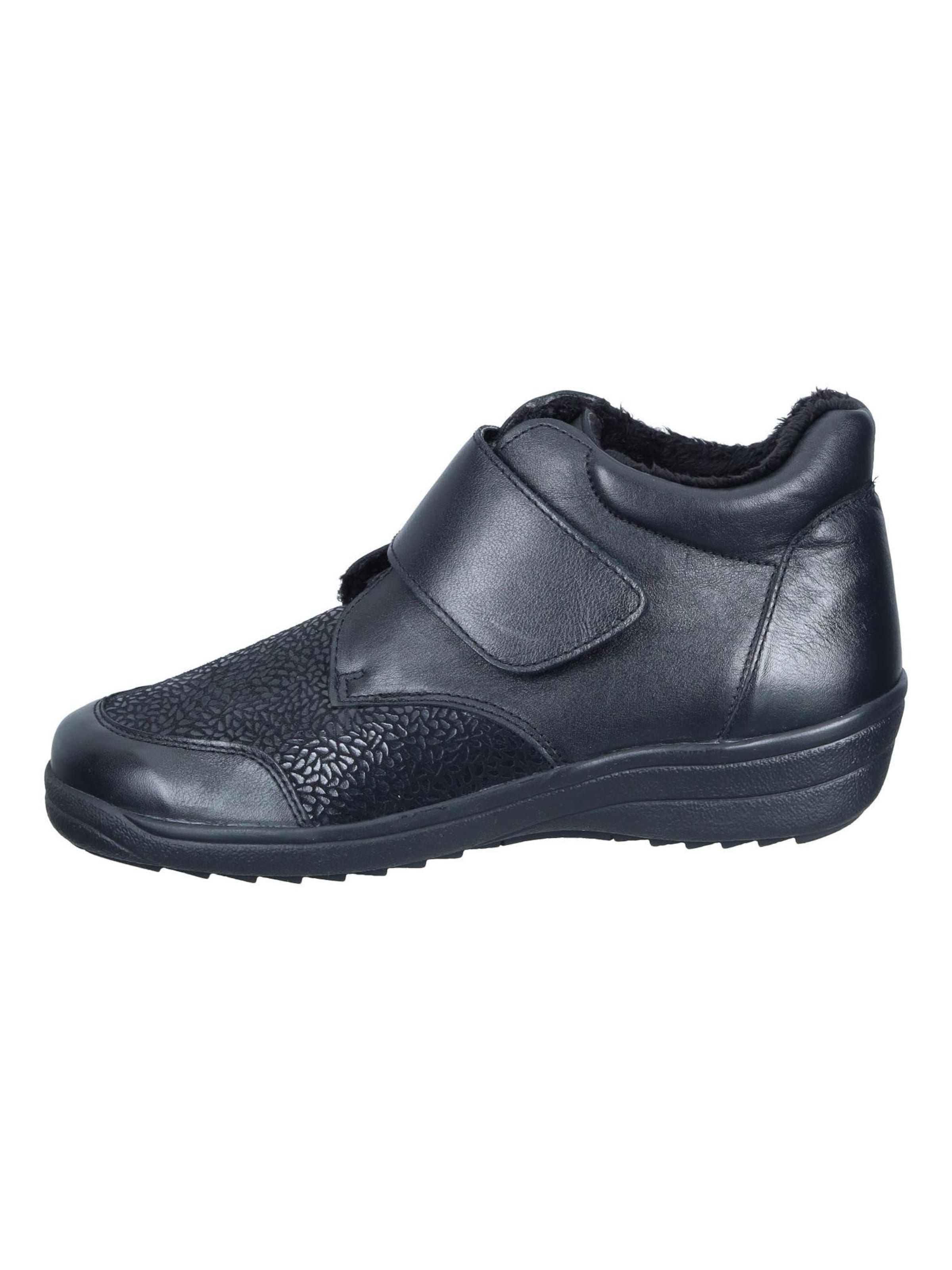 Comfortabel Stiefelette in Schwarz