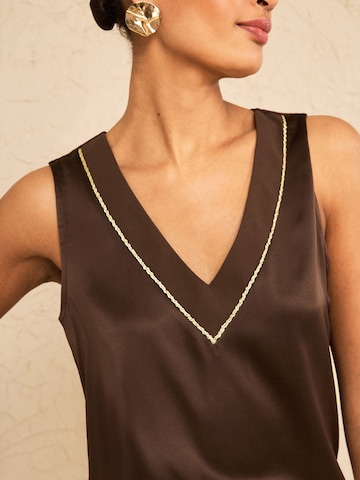 love & roses Top in Brown