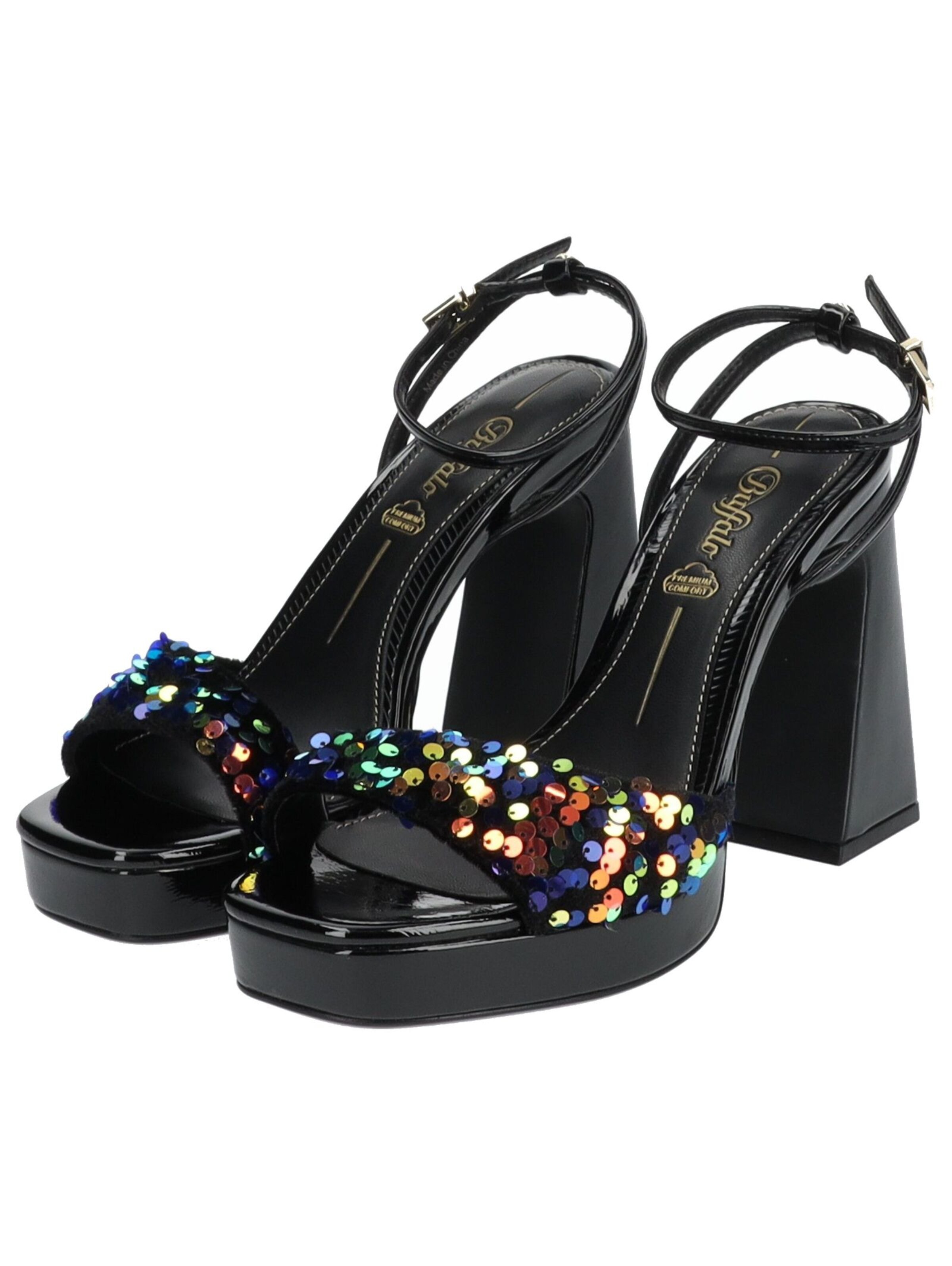 BUFFALO - Sandália em preto