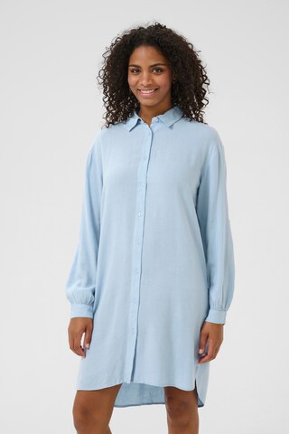 Kaffe Shirt dress 'Milia' in Blue: front