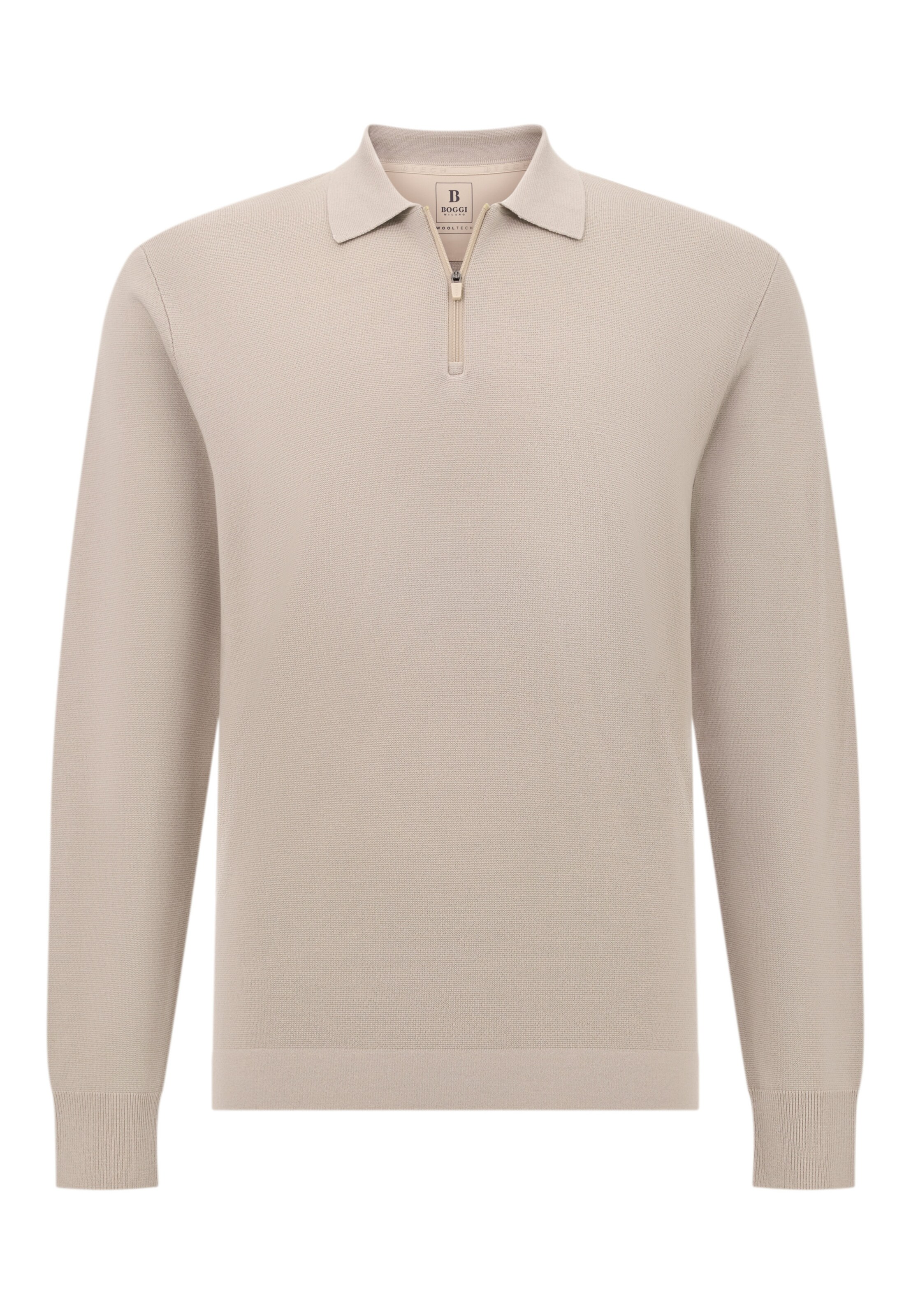 Pull-over Boggi Milano en beige : devant