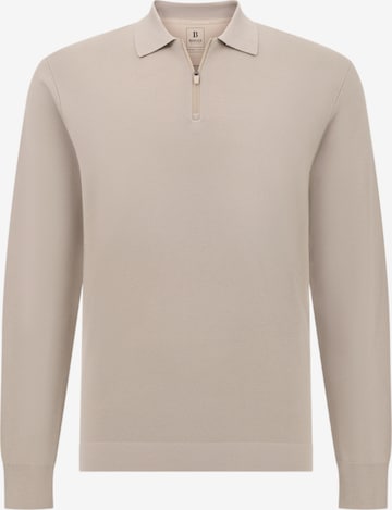 Pull-over Boggi Milano en beige : devant