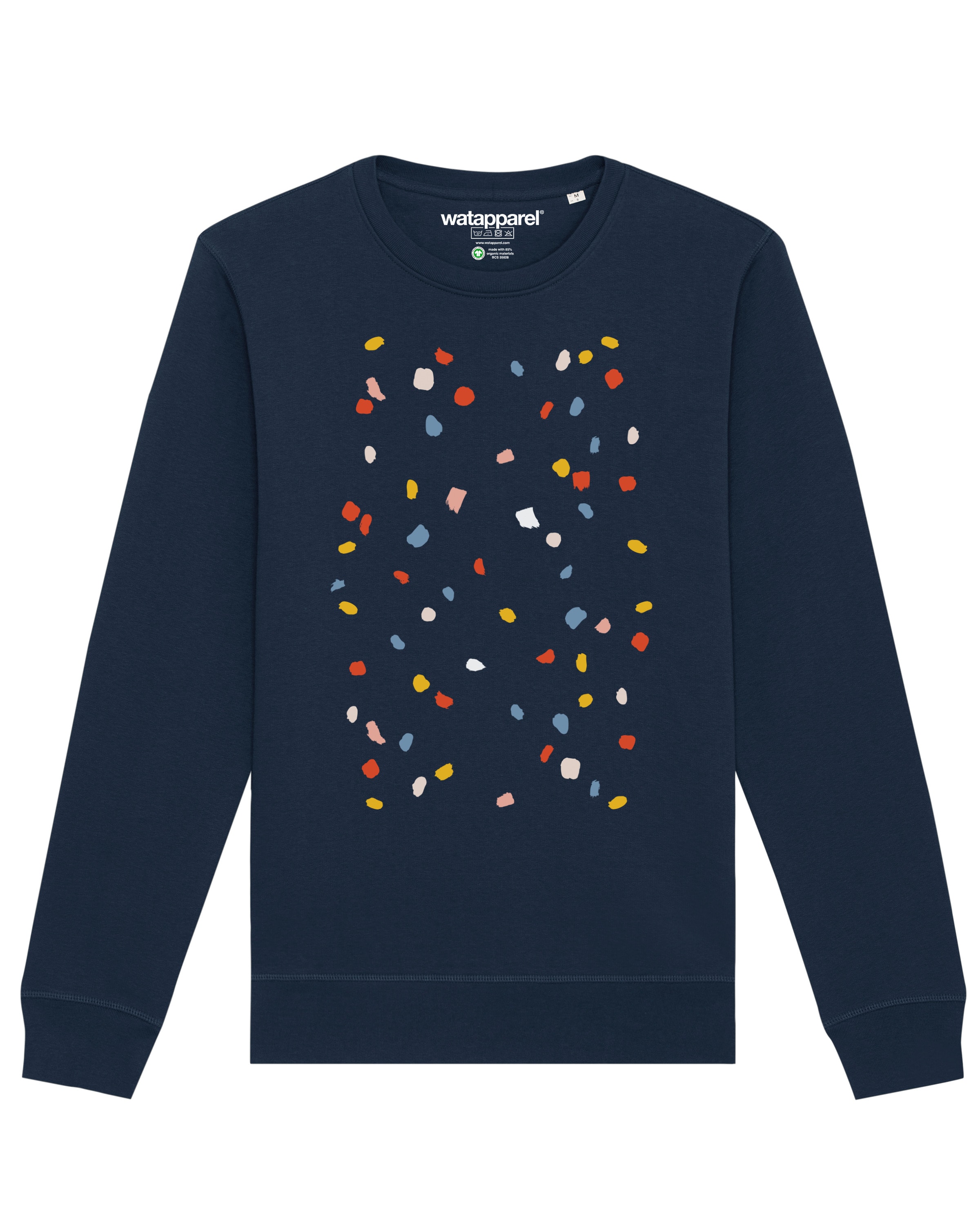 Watapparel Sweatshirt 'This is Art' in Blue: front
