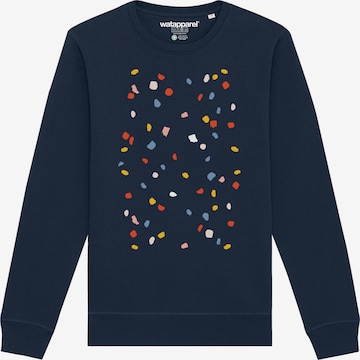 Watapparel Sweatshirt 'This is Art' in Blue: front