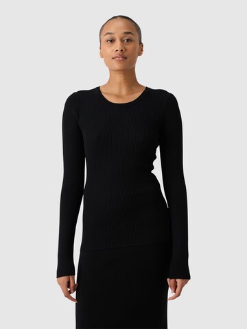 Pull-over 'Evii' Les Lunes en noir : devant