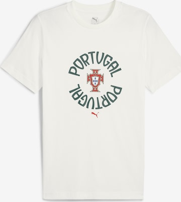 T-Shirt fonctionnel 'Portugal FtblNRGY' PUMA en blanc : devant