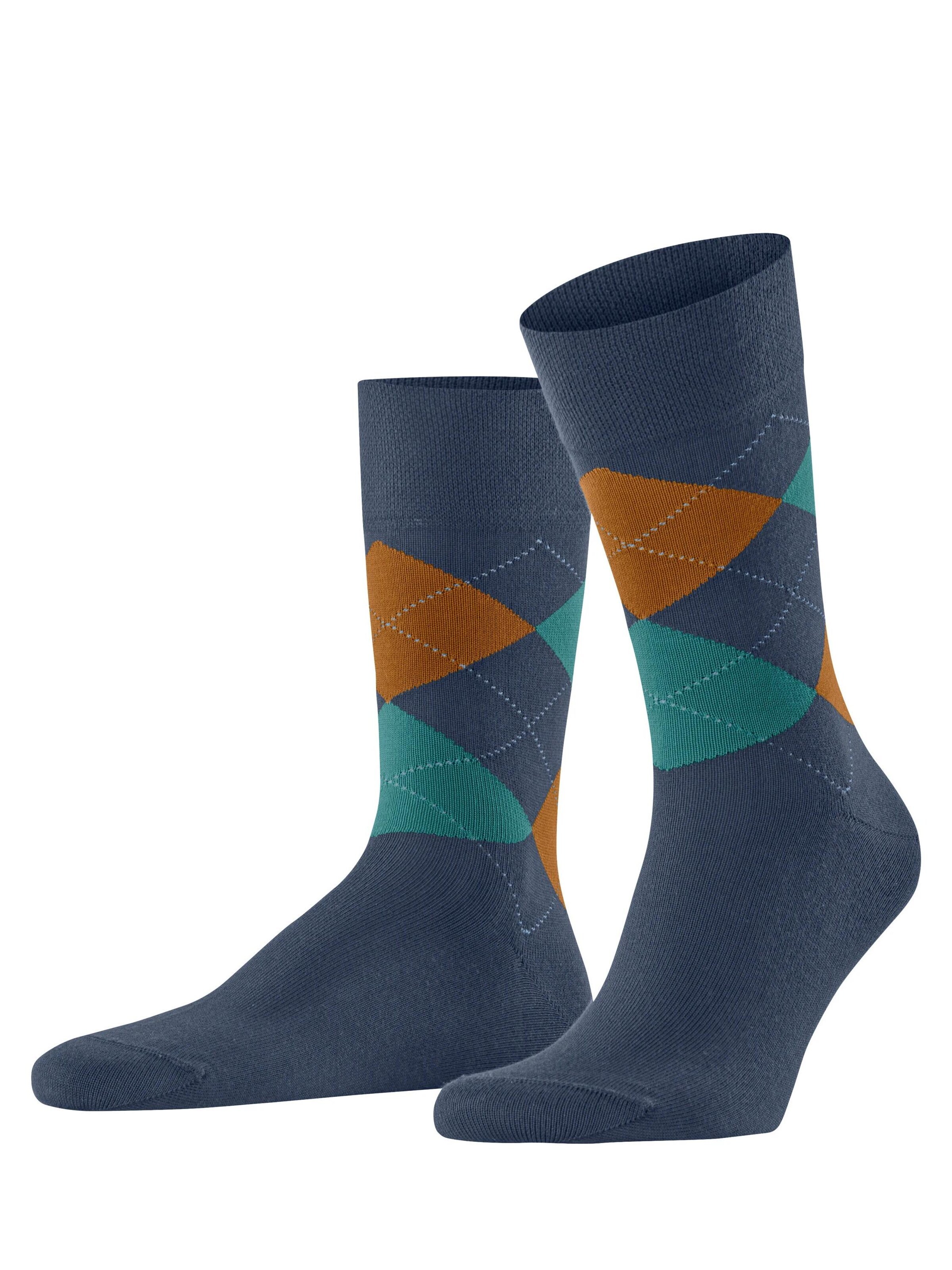 FALKE Socken 'Sensitive Argyle'‌ in Lila: Vorderseite