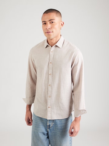 JACK & JONES Tavaline suurus Triiksärk 'JJESUMMER', värv hall: eest vaates