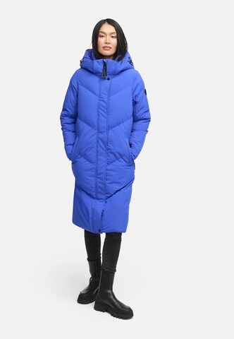 Manteau d’hiver 'Teonaa 16' MARIKOO en bleu : devant