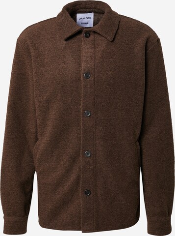 DAN FOX APPAREL Between-Season Jacket 'Lean' in Brown: front