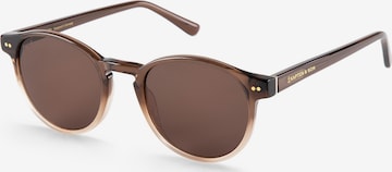 Kapten & Son Zonnebril 'Marais Gradient Brown' in Bruin: voorkant