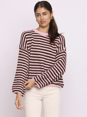 Lilavie Sweater ' Kimmii ' in Brown: front