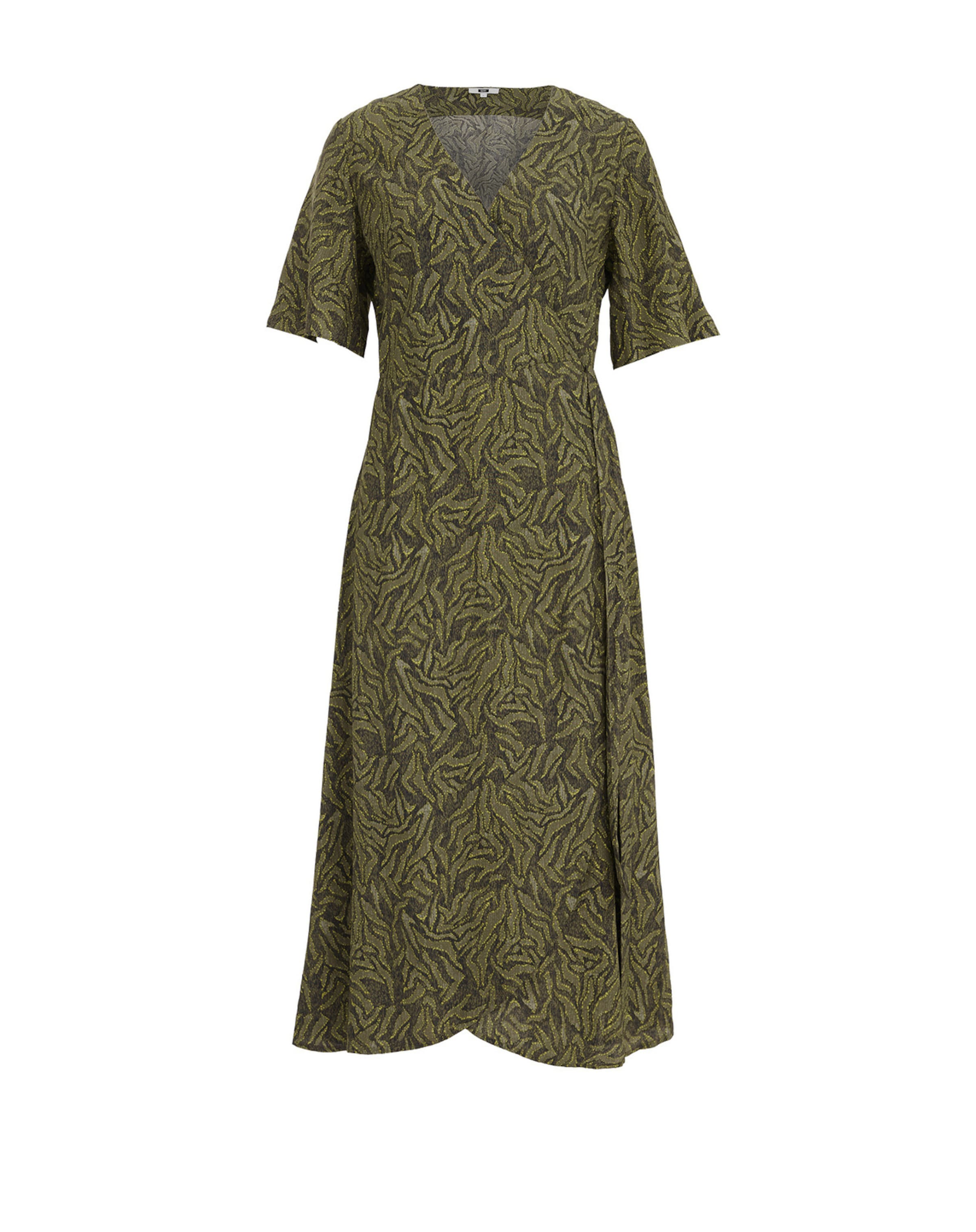 WE Fashion Sukienka w kolorze zielony: przód