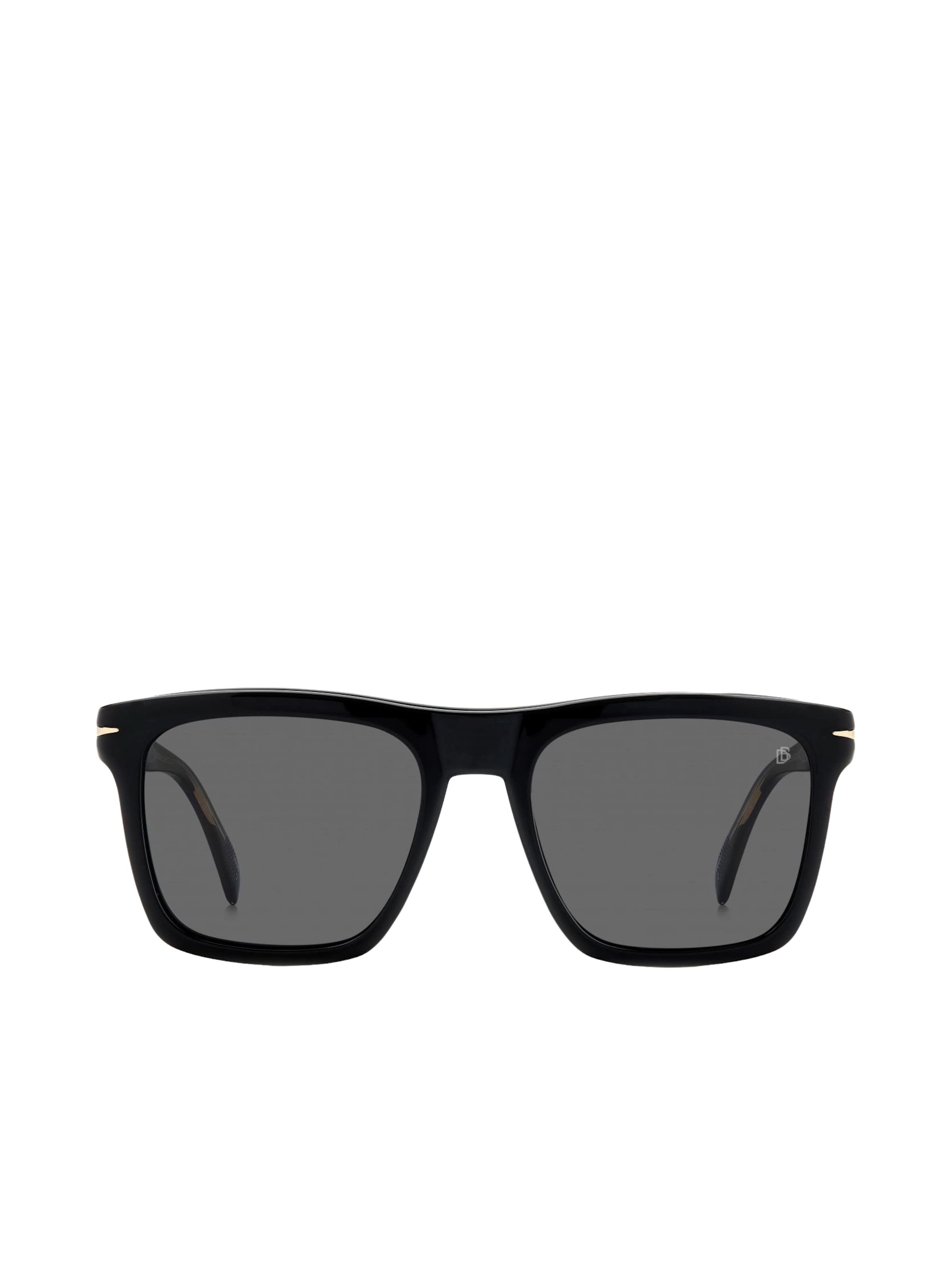 David Beckham Sunglasses in Black: front
