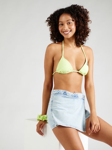 Regular Sutien costum de baie de la Calvin Klein Swimwear pe verde