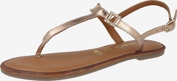 TAMARIS T-Bar Sandals in Pink: front