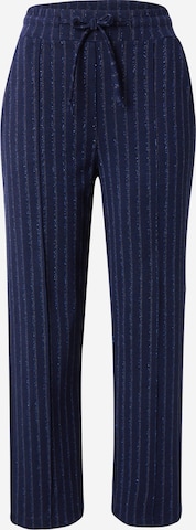 Rich & Royal Regular Trousers with creases in Blue: front